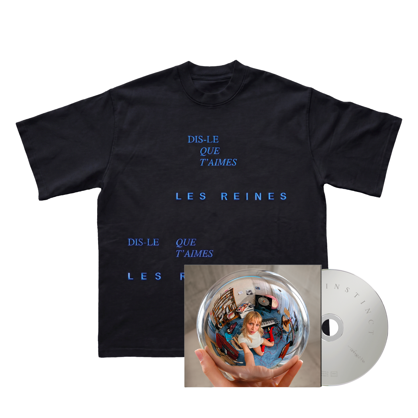 « INSTINCT » CD + EMBROIDERED T-SHIRT