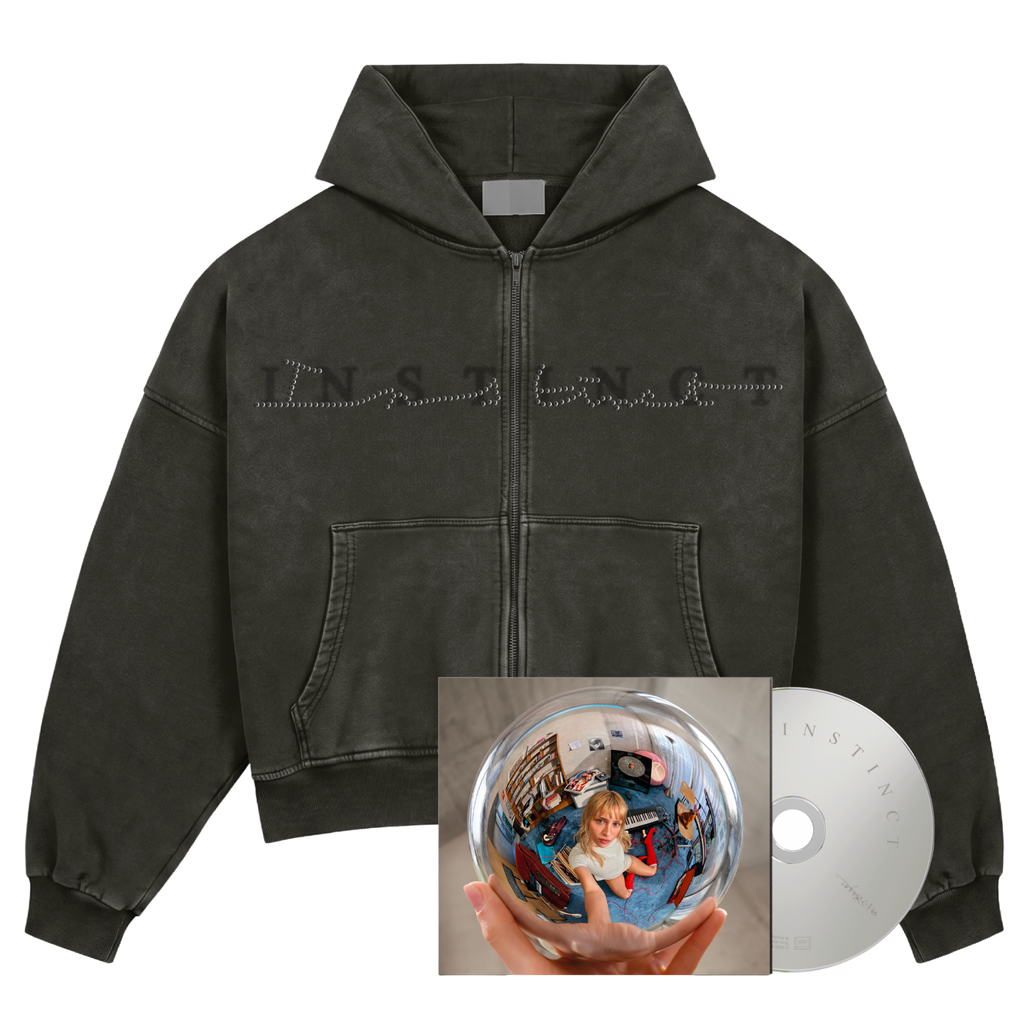 « INSTINCT » CD + ZIP HOODIE